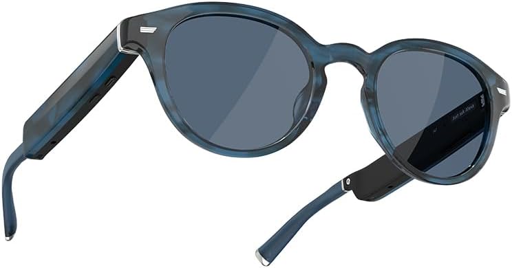 Blue Round Sunglasses