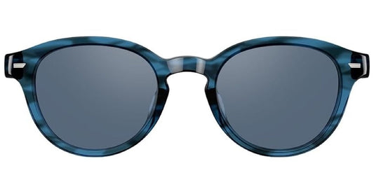 Blue Round Sunglasses